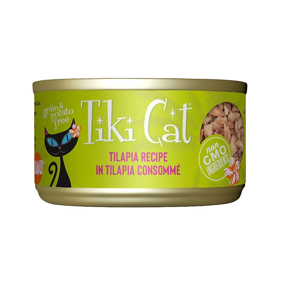 "PetSmart Tiki Cat Luau Grain-Free Wet Cat Food - Non-GMO, Potato-Free Recipe, 2.8oz Cans"