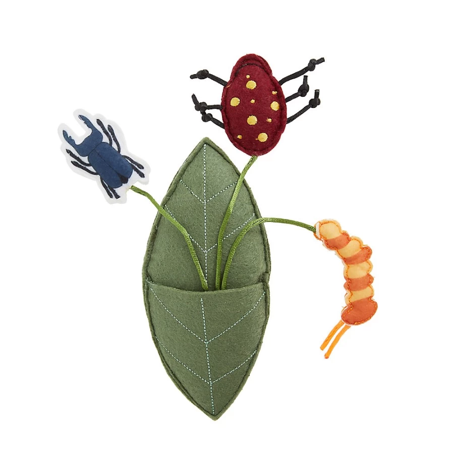 PetSmart Whisker City Interactive Cat Toy with Surprise Leaf & Bugs for Playful Cats