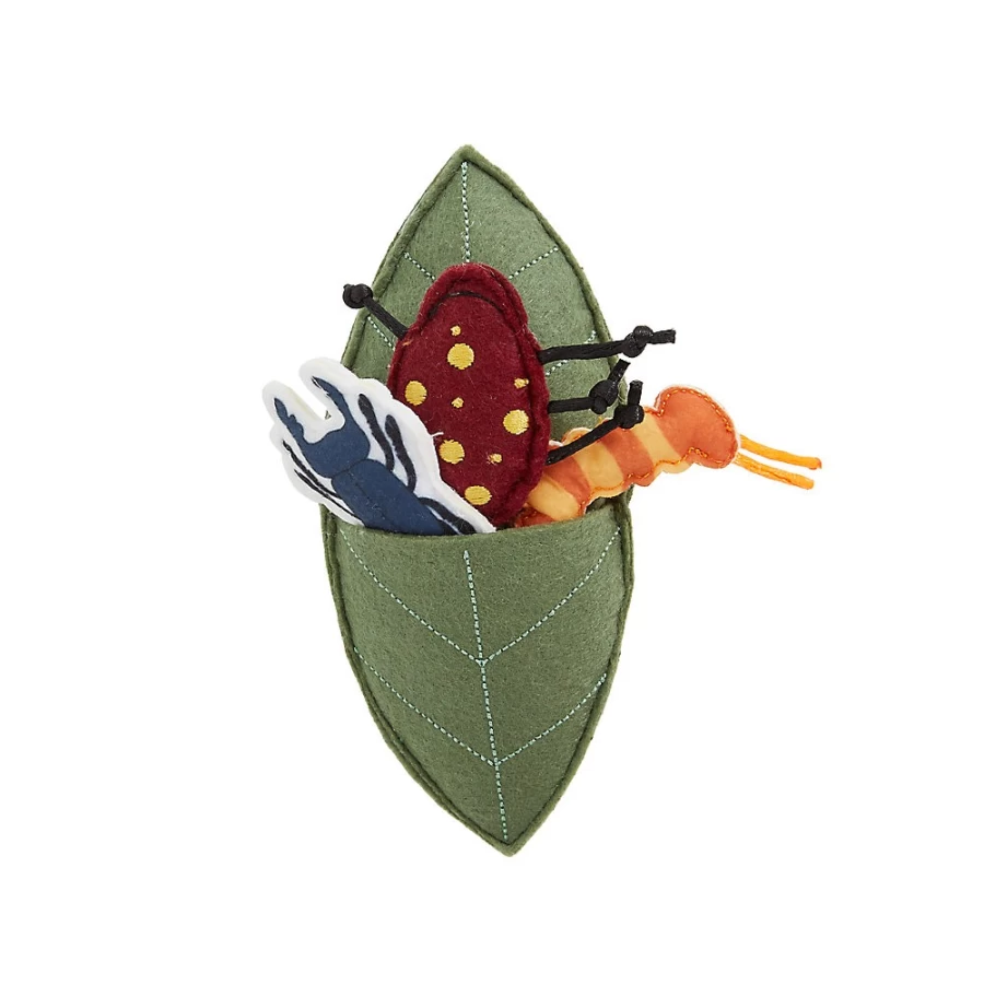 PetSmart Whisker City Interactive Cat Toy with Surprise Leaf & Bugs for Playful Cats