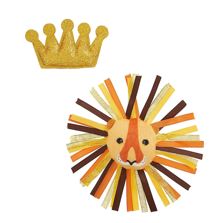PetSmart Whisker City Lion King Cat Toys 2-Pack - Interactive Cat Toy Set for Indoor Cats