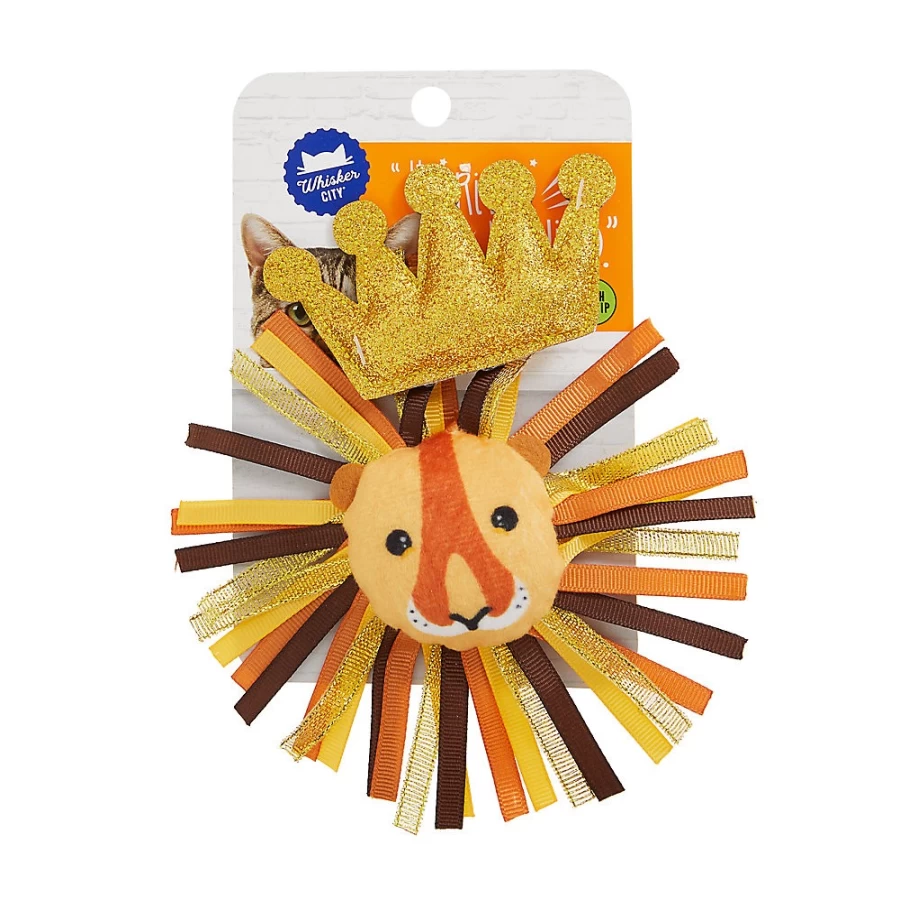 PetSmart Whisker City Lion King Cat Toys - 2 Pack Interactive Cat Toys for Indoor Cats