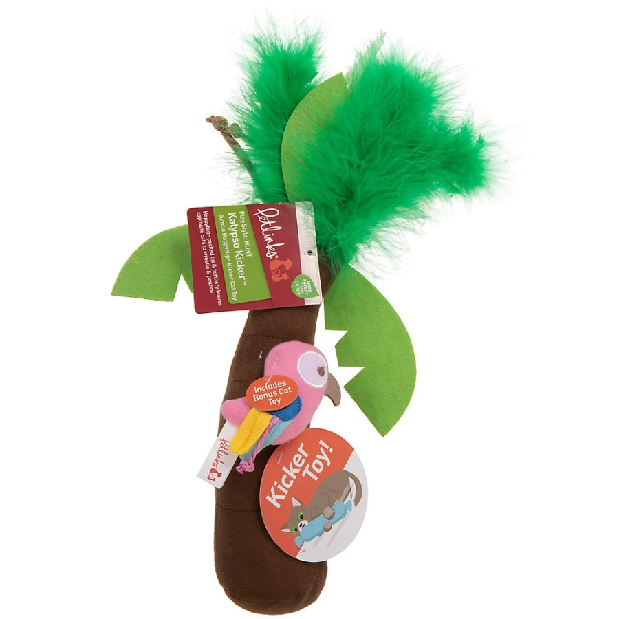 PetSmart Kalypso Kicker Cat Toy - Jumbo Size Interactive Plush Kick Stick for Playful Cats