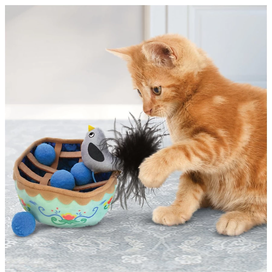 PetSmart KONG Puzzlements Pie Interactive Cat Toy for Mental Stimulation & Play