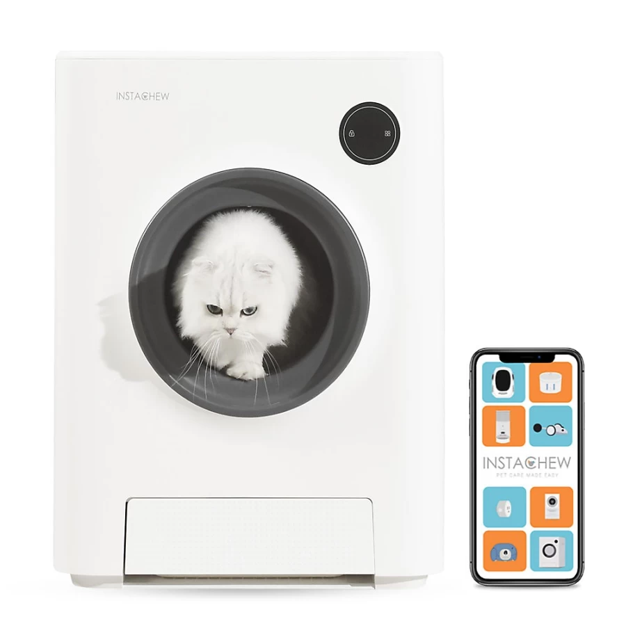 PetSmart Instachew Purrclean Smart Self-Cleaning Automatic Cat Litter Box with Odor Control