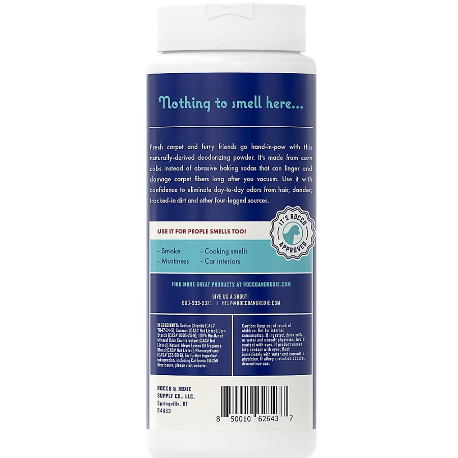 PetSmart RoccoRoxie Carpet Freshener & Deodorizer - Natural Carpet Powder for Pets & Home