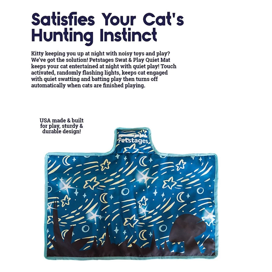 PetSmart Petstages SwatPlay Quiet Mat Interactive Cat Toy for Play & Stimulation