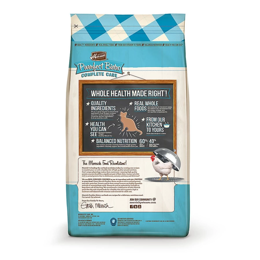 Merrick Grain Free Chicken Recipe Adult Dry Cat Food - Natural Ingredients, No Artificial Flavors | PetSmart