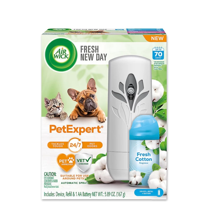 PetSmart Air Wick Fresh New Day Automatic Air Freshener Spray Starter Kit for Pets