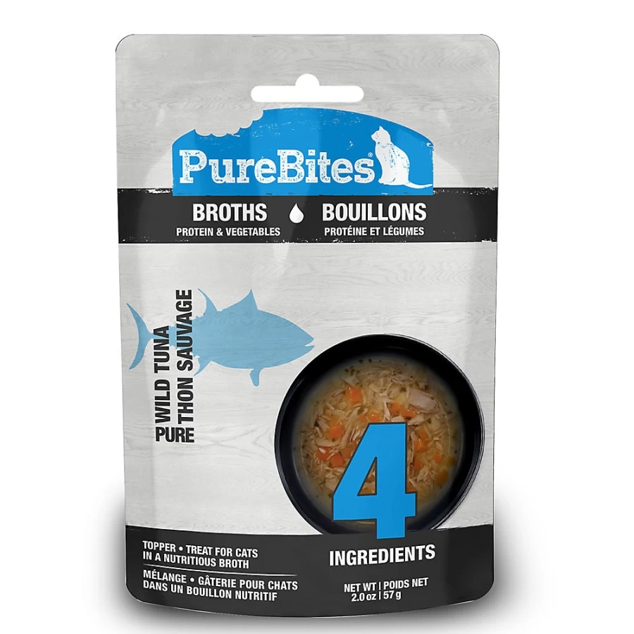 PetSmart PureBites Tuna & Vegetables in Broth Wet Cat Food Pouch