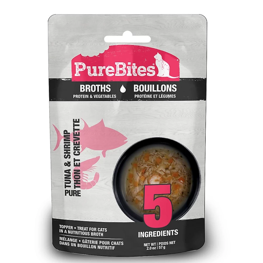PetSmart PureBites Tuna & Shrimp in Vegetable Broth Pouch Cat Food