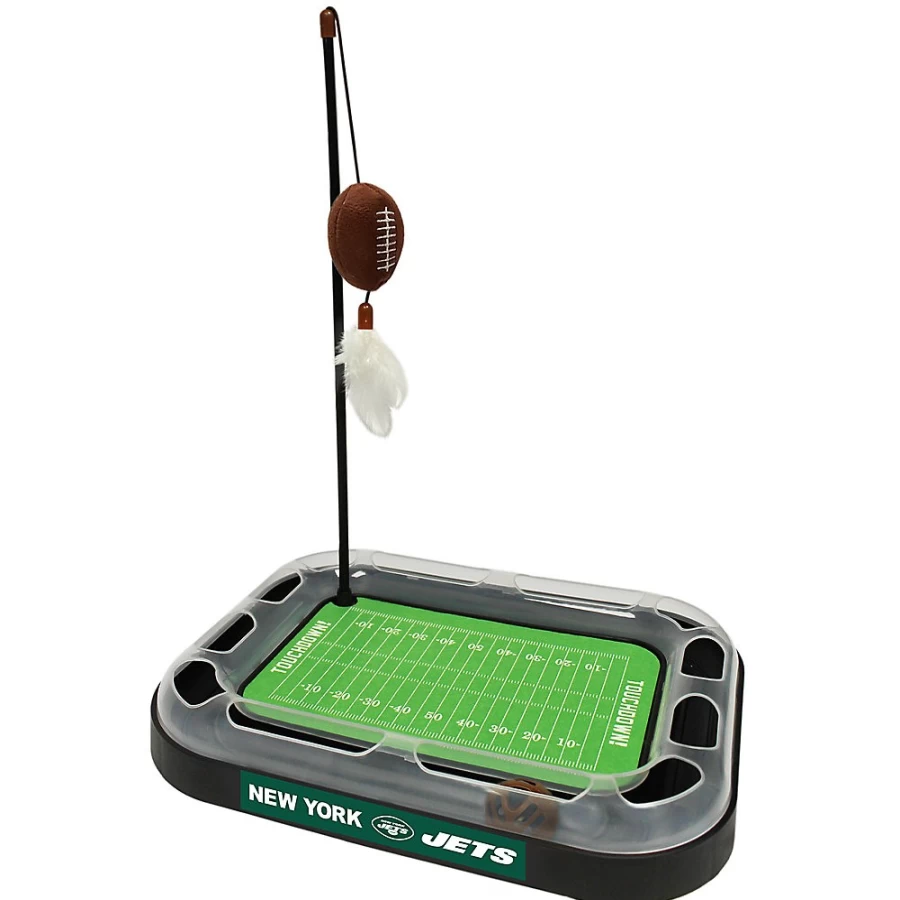 PetSmart New York Jets Team-Themed Cat Scratcher for Pets - Durable Cardboard Scratcher for Cats