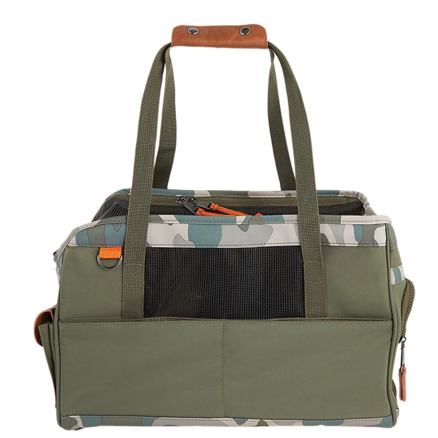 PetSmart Camouflage Travel Tote - Portable Pet Carrier for Dogs & Cats