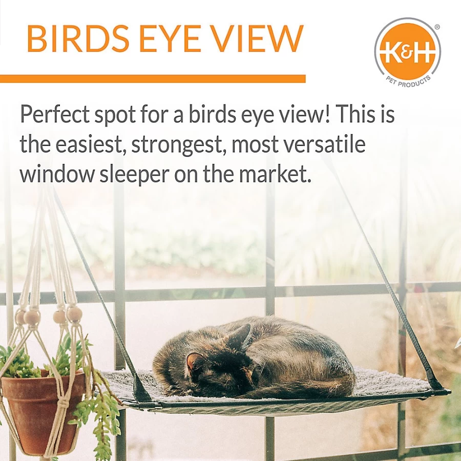 PetSmart EZ Mount Window Cat Bed - Single Level Sill Perch for Cats by KH Pet Products