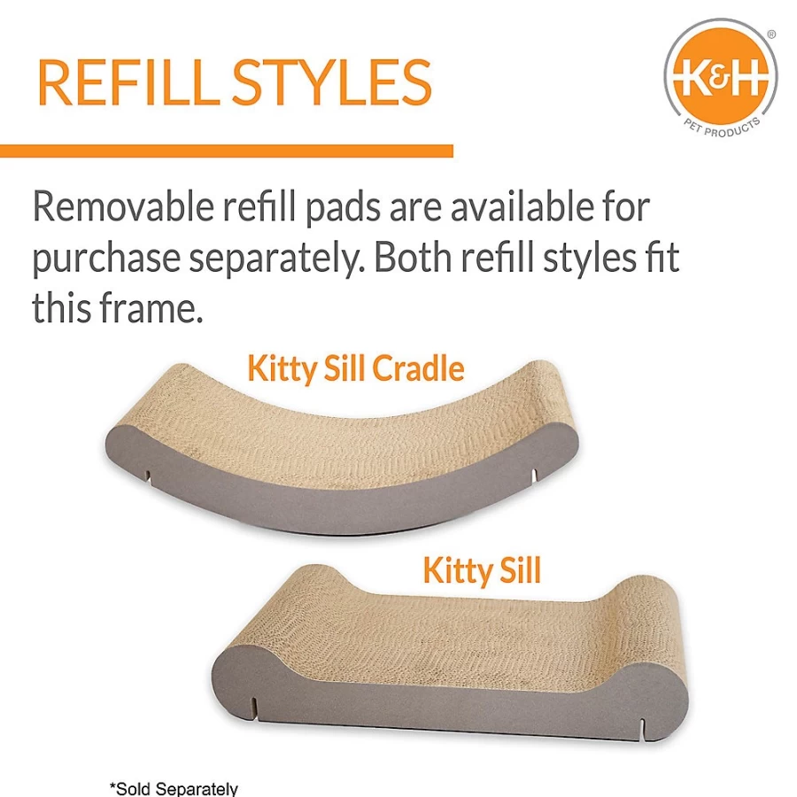 PetSmart EZ Mount Kitty Sill Cradle Cat Scratcher - Wall-Mounted Cat Scratching Post for Indoor Cats