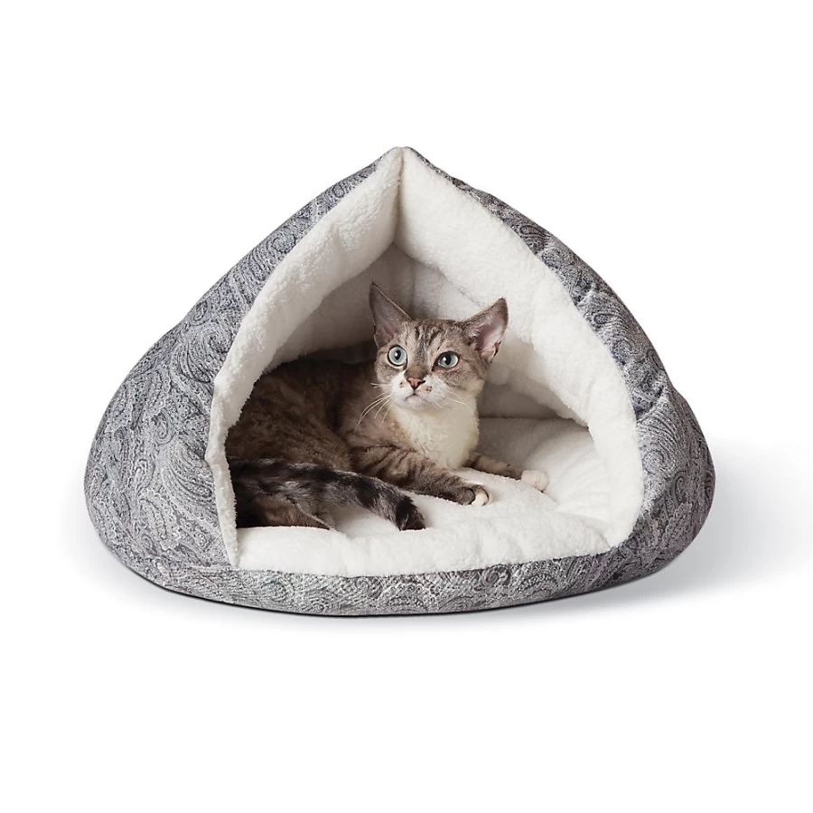 PetSmart Self-Warming Cat Bed - Cozy KH Pet Products Hut for Indoor Cats