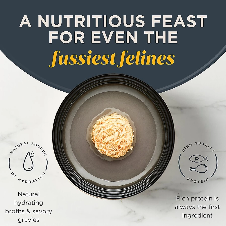 PetSmart Reveal Grain-Free Limited Ingredient Wet Cat Food in Broth for All Life Stages, 2.47 oz Can