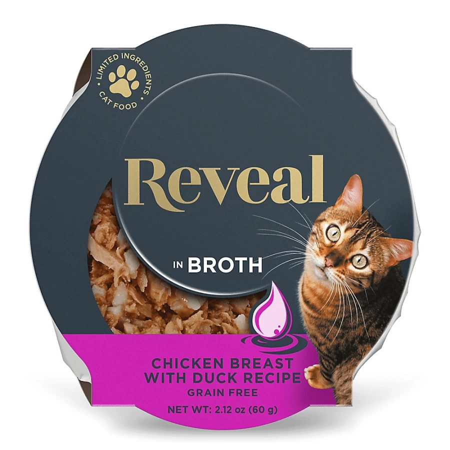PetSmart Reveal Grain-Free Limited Ingredient Wet Cat Food Cup for All Life Stages, 2.12 oz