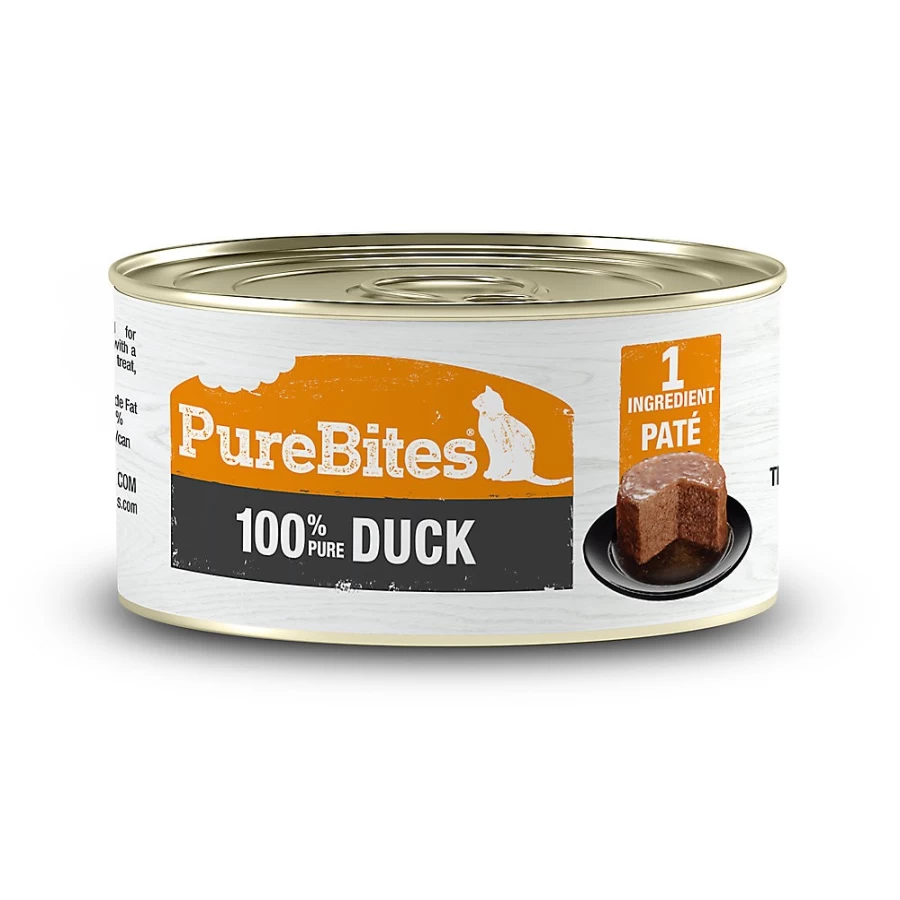 PetSmart PureBites Grain-Free Natural Wet Cat Food Pate, 2.5oz - Delicious & Healthy Feline Meal