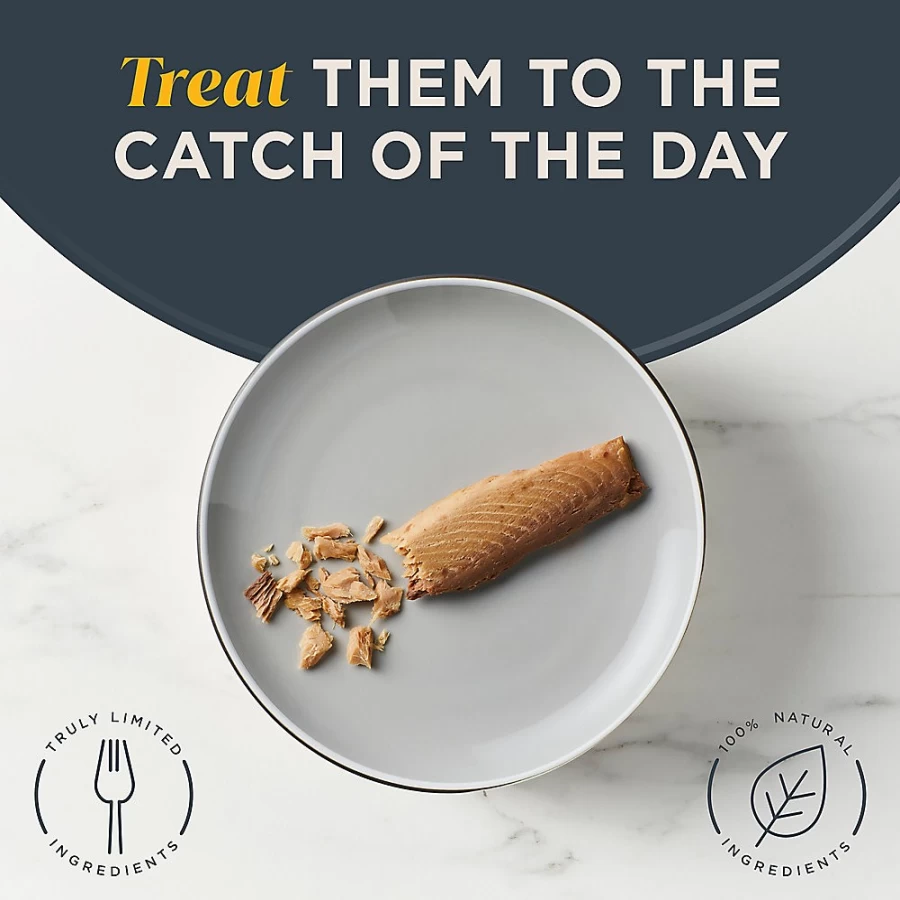 "PetSmart Grain-Free Reveal Whole Tuna Loin Cat Treats for Healthy Feline Snacks"