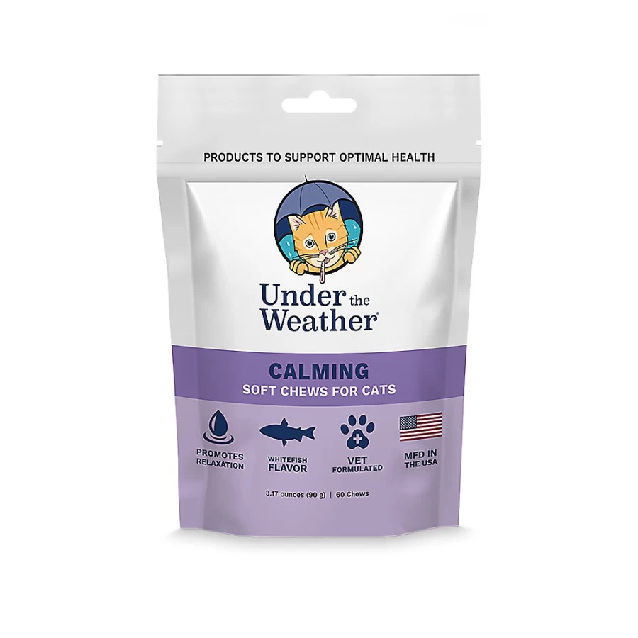 PetSmart Under the Weather Calming Soft Chews for Cats – 60 Count Stress Relief Supplement