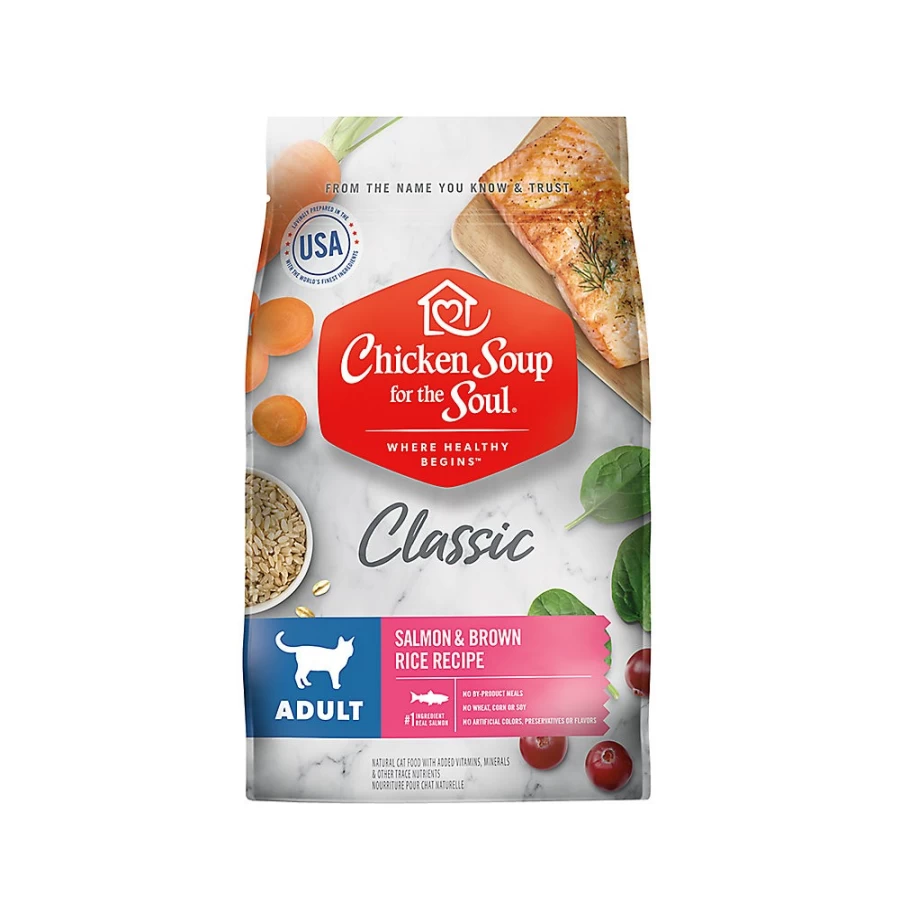 PetSmart Chicken Soup for the Soul Salmon & Brown Rice Adult Dry Cat Food - Classic Recipe