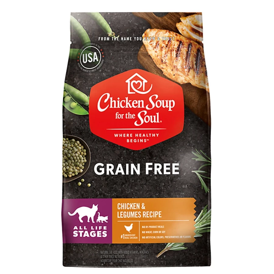 PetSmart Grain-Free Dry Cat Food - Chicken & Legumes Recipe for All Life Stages by Chicken Soup for the Soul