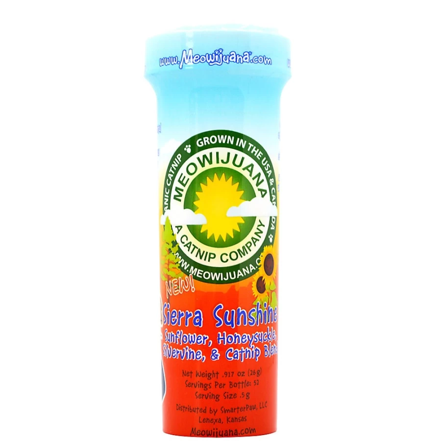 PetSmart Meowijuana Sierra Sunshine Catnip for Cats - Natural Catnip Herb for Play & Stimulation
