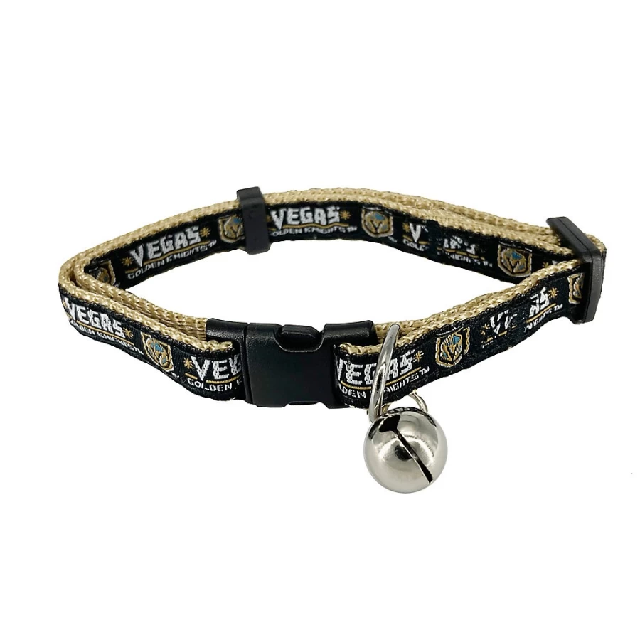 PetSmart Las Vegas Golden Knights Themed Cat Collar for Pets - Official NHL Team Design