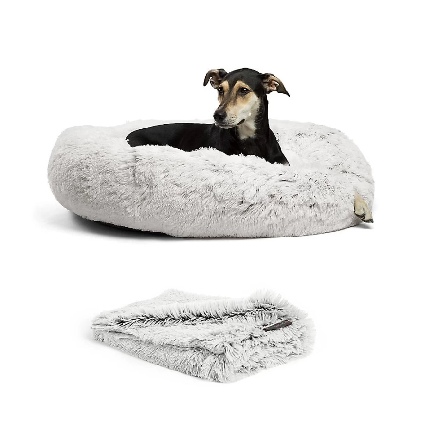 PetSmart Best Friends by Sheri Calming Cuddler Throw Blanket Set - 2-Piece Cozy Bundle for Stress Relief