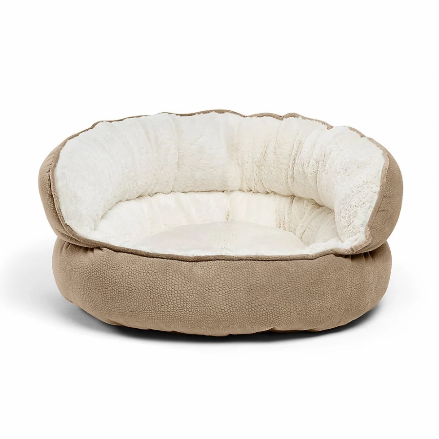 PetSmart Sheri Throne Best Friends Cuddler Bolster Pet Bed for Cats & Dogs