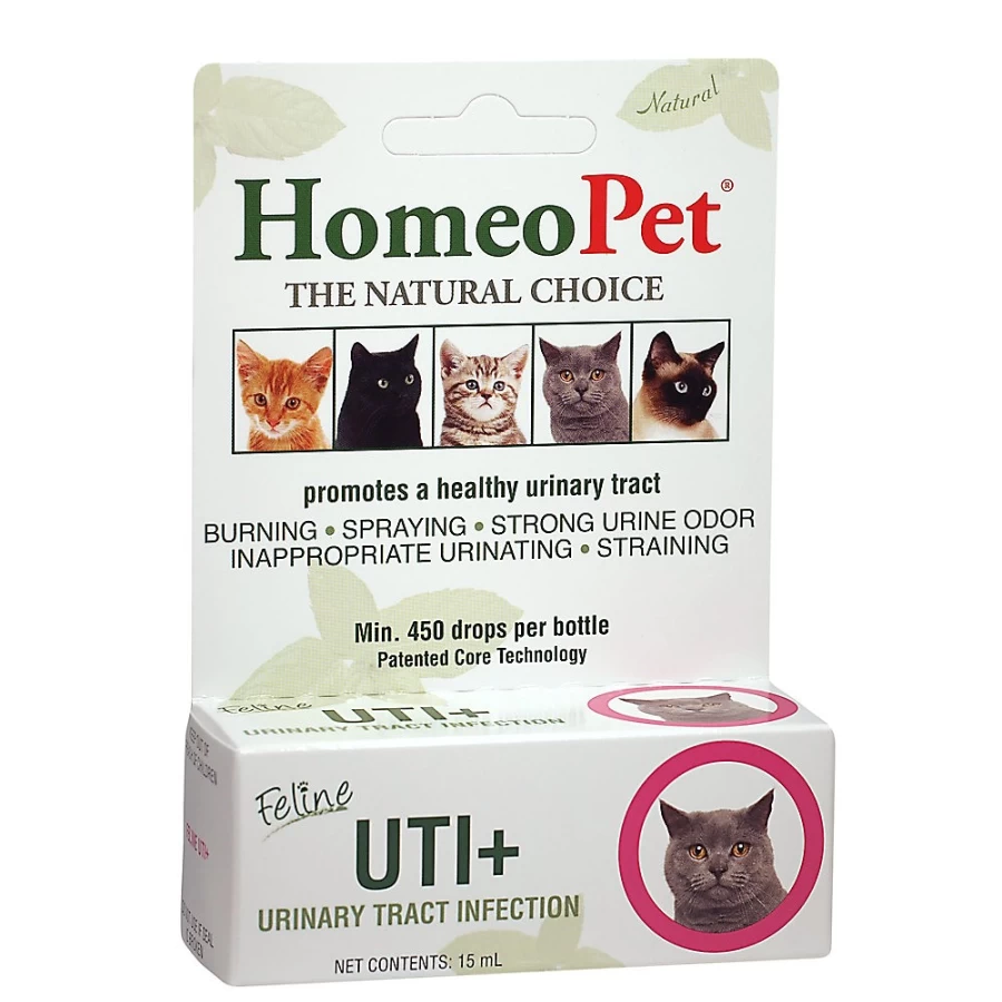 PetSmart HomeoPet UTI+ Urinary Tract Infection Relief for Cats & Dogs - Natural Urinary Support