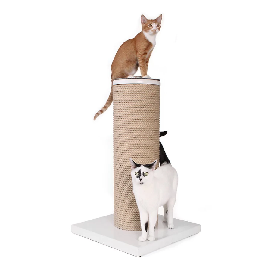 PetSmart Hauspanther MaxScratch White Cat Scratcher for Indoor Cats