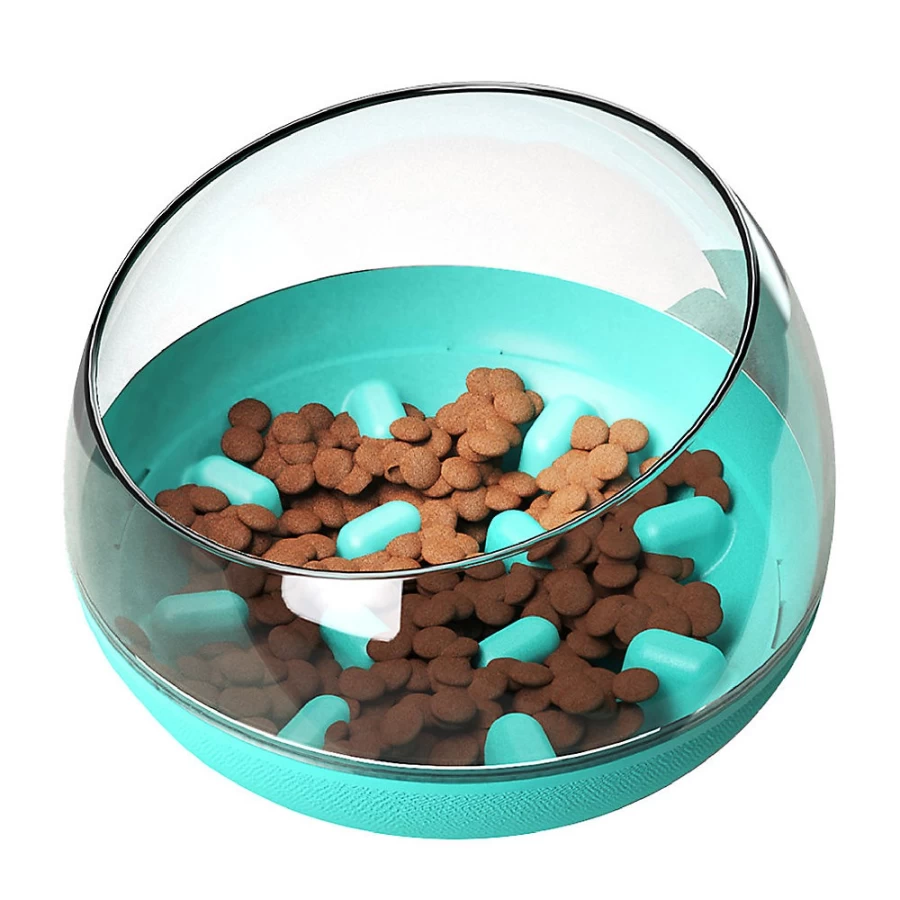 PetSmart Slow Feeder Dog Bowl - 5 Cup Capacity Anti-Gulping Tumbowl for Pets