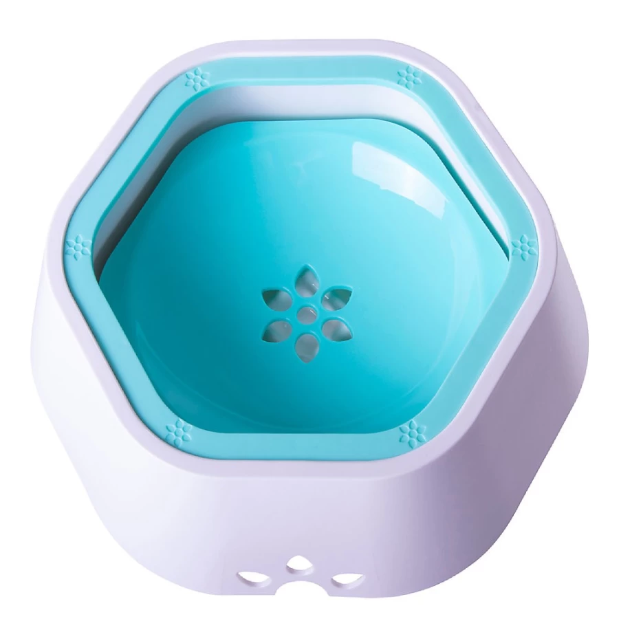 PetSmart 2-in-1 Anti-Spill Pet Bowl with 3-Cup Capacity for Food and Water – Everspill Design by Pet Life