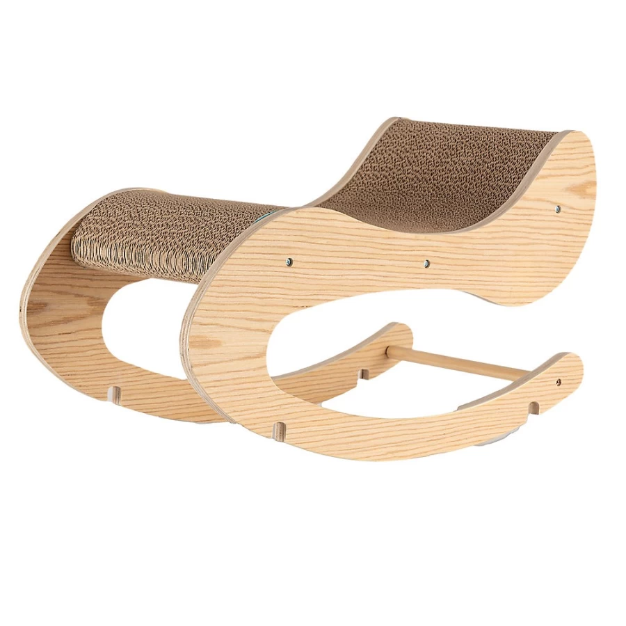 PetSmart Armarkat Solid Wood Cat Rocking Chair Scratcher for Indoor Cats