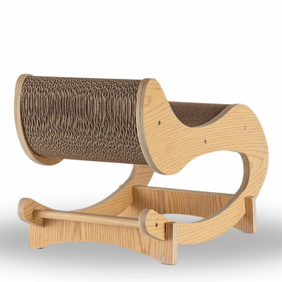 PetSmart Armarkat Solid Wood Cat Rocking Chair Scratcher for Indoor Cats