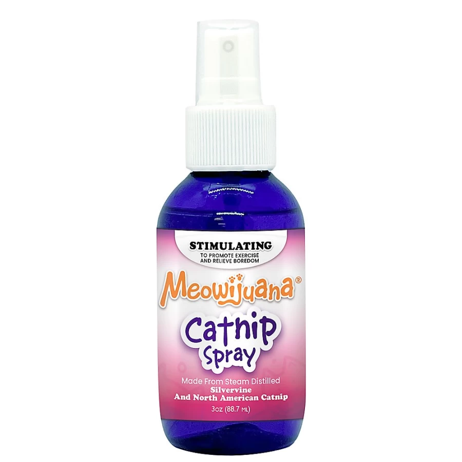 PetSmart Meowijuana Catnip & Silvervine Spray for Cats - Herbal Relaxation Formula
