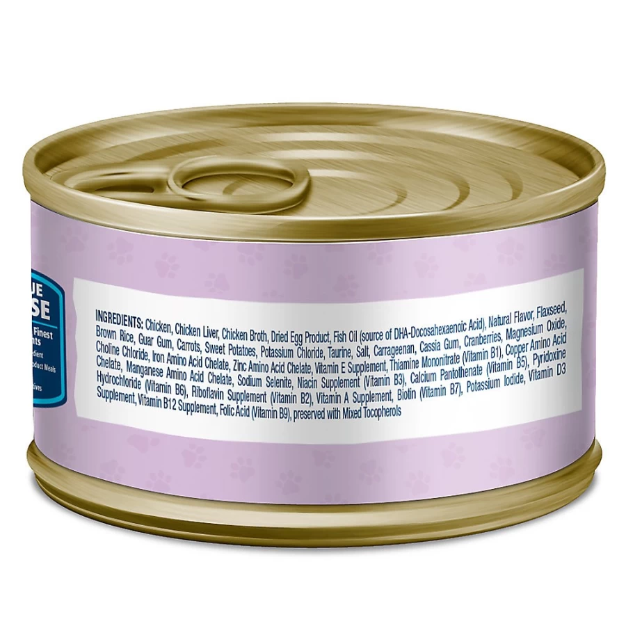 PetSmart Blue Buffalo Baby BLUE Kitten Wet Cat Food - Chicken Recipe, 3 oz Cans (Pack of X)