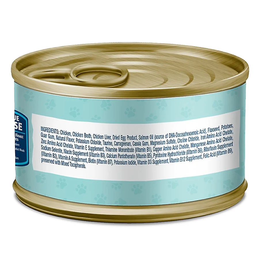 PetSmart Blue Buffalo Baby BLUE Kitten Grain-Free Wet Cat Food - High Protein Chicken Recipe, 3oz Can