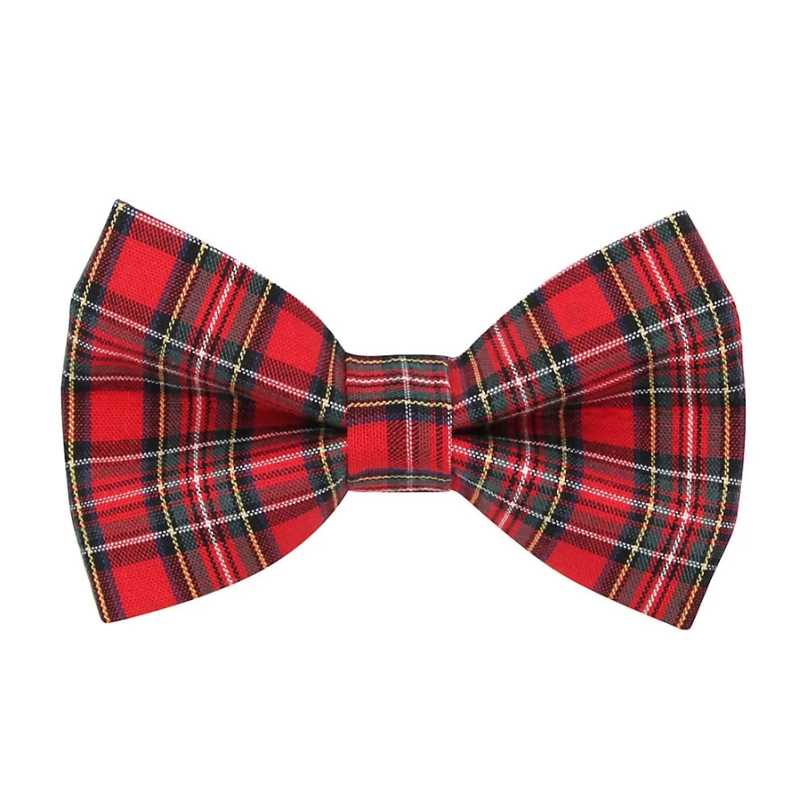 PetSmart Cleo Hearthside Plaid Cat Bow Tie for Stylish Pets