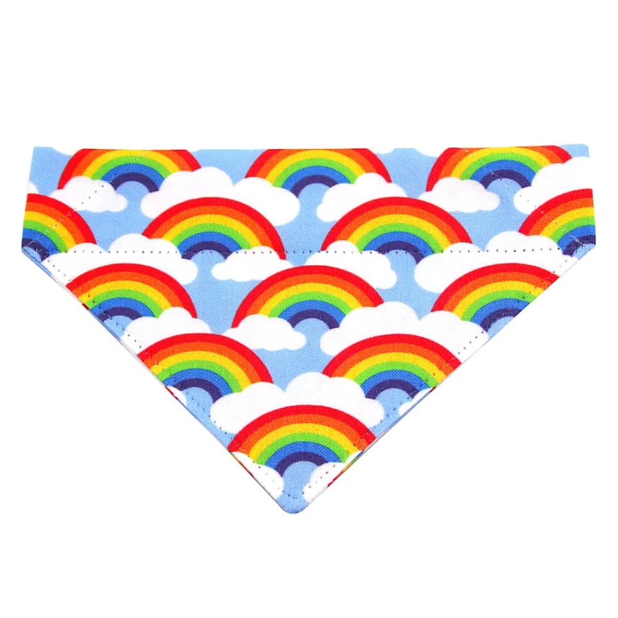 PetSmart Rainbow Magic Slide-On Cat Bandana by Cleo - Colorful & Adjustable Pet Accessory