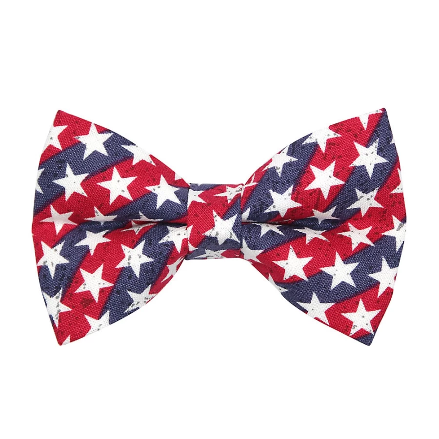 PetSmart Patriotic Americana Cat Bow Tie - Made By Cleo for Festive Pets