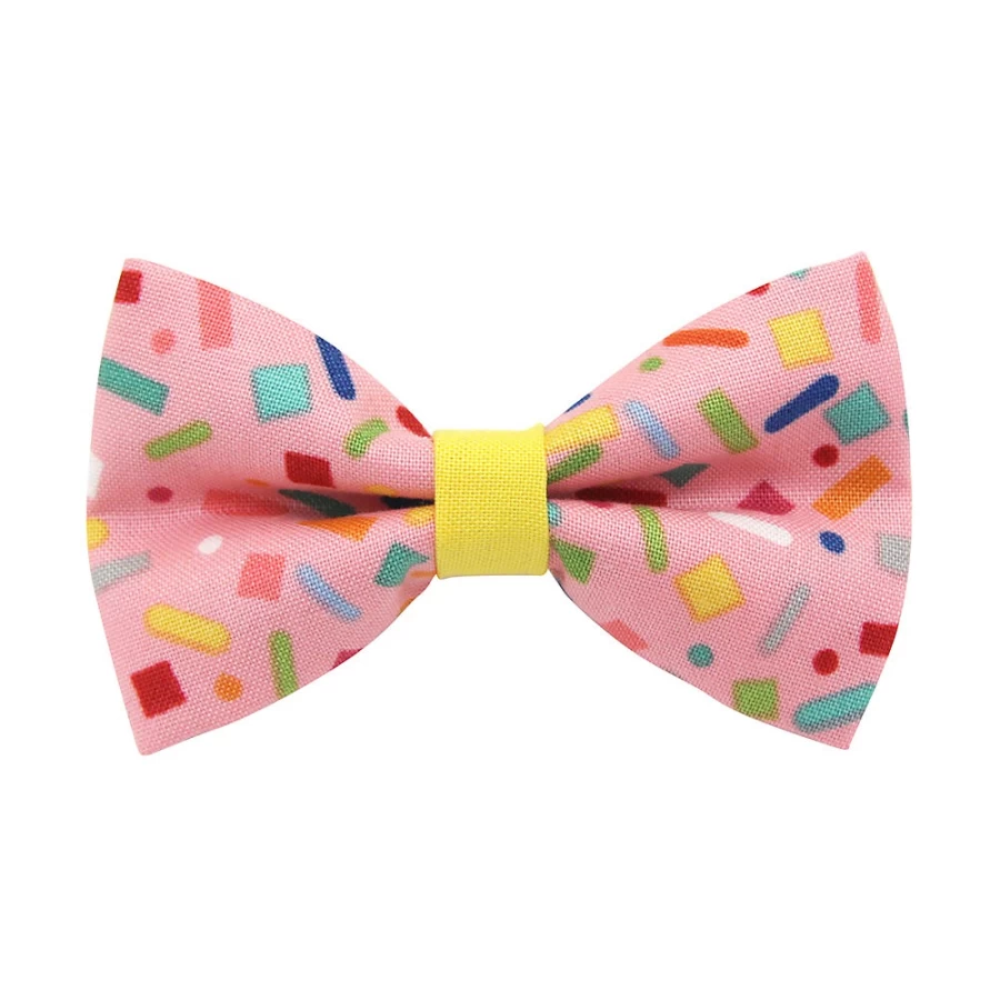 PetSmart Birthday Cat Bow Tie with Confetti Sprinkles - Made By Cleo