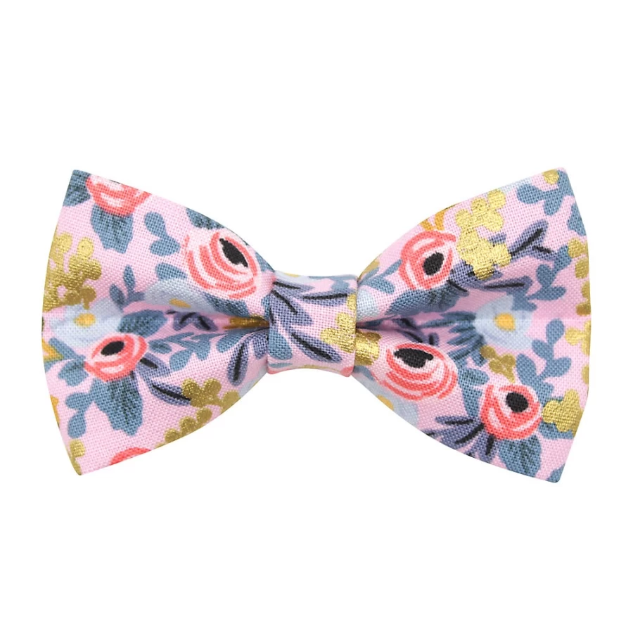 PetSmart Floral Cat Bow Tie - Elegant Ophelia Design by Cleo for Stylish Pets
