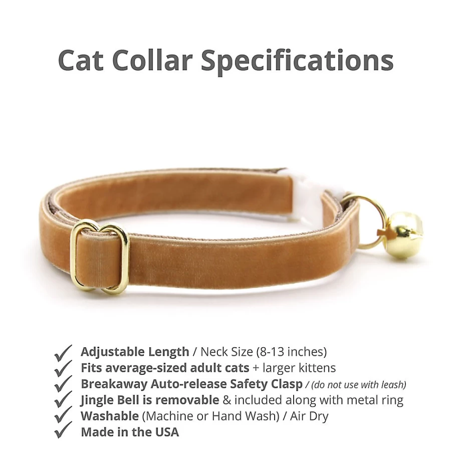 PetSmart Velvet Breakaway Cat Collar - Safe & Stylish by Cleo
