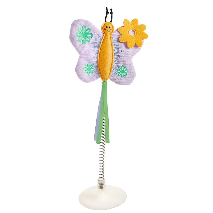 PetSmart Whisker City Interactive Butterfly Cat Toy with Swatter for Playful Cats