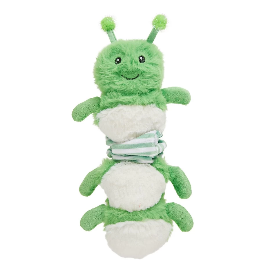PetSmart Whisker City Vibrating Green Caterpillar Cat Toy - Interactive Pet Play for Cats
