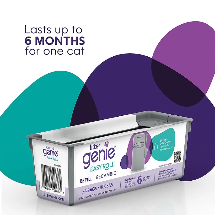 PetSmart Litter Genie Easy Roll Refill - 6 Month Supply for Cat Waste Disposal