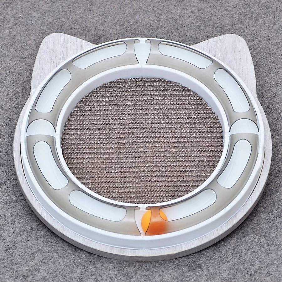 PetSmart Halo Scratcher with Interactive Cat Toy - Fun & Durable Cat Scratching Post