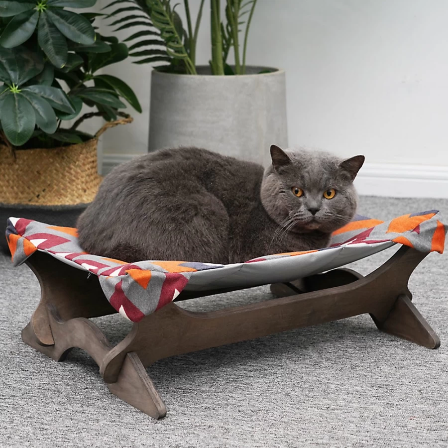 PetSmart Colorful Hammock Bed for Pets - Cozy & Comfortable Hanging Pet Bed for Cats & Dogs
